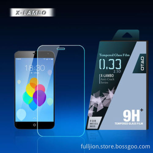OTAO 0.2mm 0.33mm tempered glass screen protector for Meizu MX3